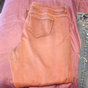 Pink jeans